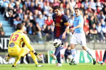 مباراة برشلونة وسيلتا فيغو تنتهي متعادلة