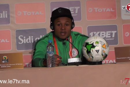 الندوة الصحفية لمدرب منتخب نيجيريا للاعبين المحليين”ساليسو يوسف” قبل مواجهة الأسود في نهائي “الشان”