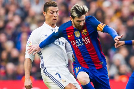 ميسي يتدرب في مقر ريال مدريد