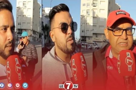 ردة فعل الجماهير الودادية بعد إعتراض الوداد على لاعب الرجاء “مالانغو”.