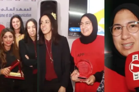 البطلة الأولمبية “فاطمة الزهراء أبو فارس”.. سعيدة بتكريمي من طرف المعهد العالي للصحافة والإتصال”.