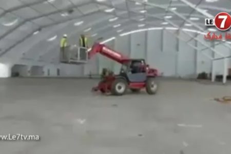 معرض الدار البيضاء.. إنطلاق أشغال بناء مستشفى مؤقت لاستقبال المصابين بفيروس كورونا.