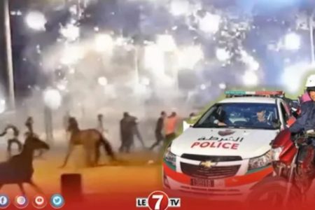 فيديو مرعب.. أعمال شغب وتبادل العنف بين شباب “حي التشارك” و”حي مولاي رشيد” بالبيضاء رغم حالة الطوارئ
