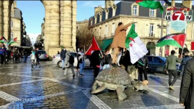 Photo of الشرطة الفرنسية تحاصر أتباع عصابة “البوليساريو” خلال وقفة الجالية المغربية بمدينة بوردو دعما للوحدة الترابية