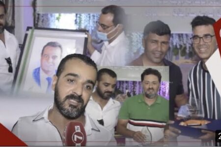محبي نادي الرجاء وجمعيات يحتفلون مع رئيس ” الأندلسي” بعد تتويج بكأس الكاف ويهنئون ” رضوان الحيمر”