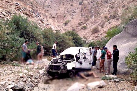 حادث خطير.. سقوط سيارة من أعلى جبل بتارودانت