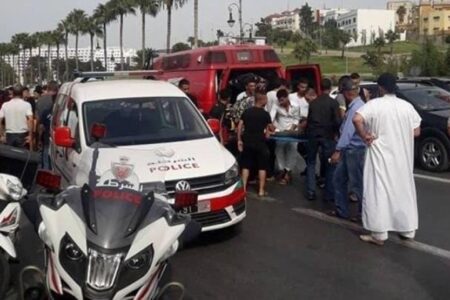وقوع حادثة سير خطير بين اشقار و طنجة