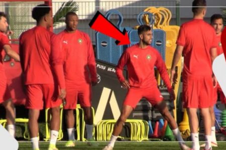 بمعنويات عالية.. الشيبي يخوض آخر حصة تدريبية لأسود الأطلس قبل مواجهة منتخب غينيا