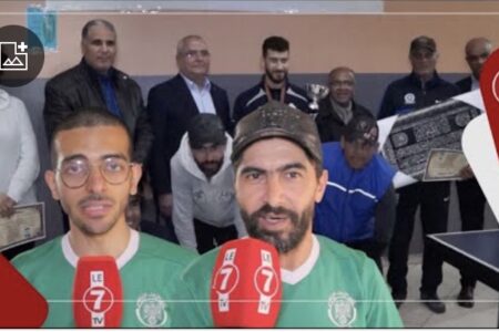 لاعبو الرجاء لكرة الطاولة: “الهدف ديال الفريق هو تعميم رياضة تنس الطاولة “