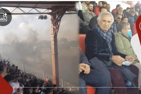 حضور بارز للناخب الوطني ” خاليلوزيتش ” خلال مباراة الفتح والجيش الملكي