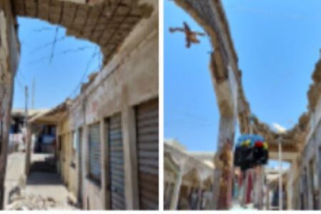 بنايات تتعرض للسقوط بالسوق البلدي ل ” أنزا”