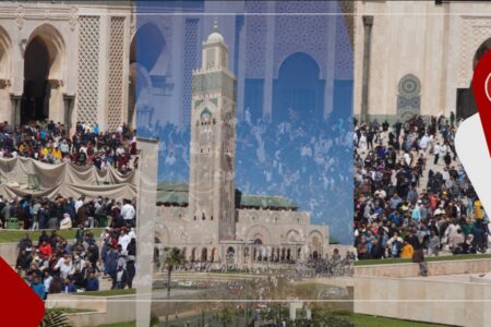 أول جمعة في رمضان.. آلاف المصلين يؤدون صلاة الجمعة بمسجد الحسن الثاني وسط أجواء مؤثرة