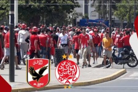 من كل المدن المغربية.. جماهير الوداد تخلق أجواء ستثنائية بدونور قبل نهائي دوري الابطال
