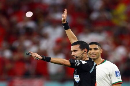 سيزار راموس حكما لمباراة المنتخب المغربي ونظيره فرنسا