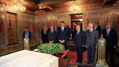Photo of رئيس الحكومة الإسبانية يقوم بزيارة لضريح محمد الخامس‎‎