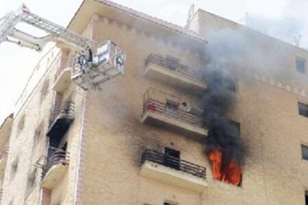 حريق مهول يلتهم شقة سكنية بطنجة‎‎