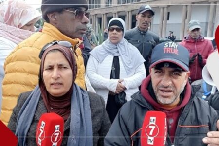 صرخة أشخاص من ذوي الإحتياجات الخاصة بالبيضاء : ” كاينين ناس ماتوا وحنا بغينا حقنا “