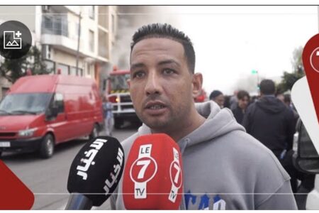 شهود عيان يكشفون تفاصيل مثيرة بعد حريق محل لبيع أجزاء الدراجات : ” خرجات درية داخت “