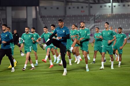 حصة تدريبية للأسود استعدادا للبرازيل الثلاثاء القادم