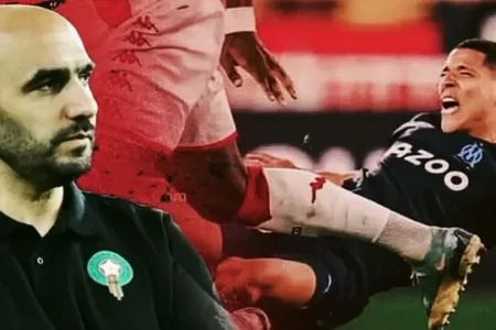 حارث يبشر الركراكي بعد الاصابة الذي كان تعرض لها