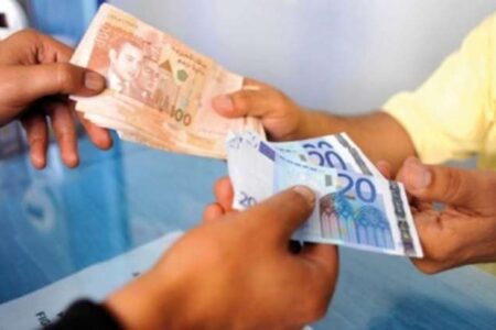 ارتفاع الدرهم مقابل الدولار الأمريكي والأورو