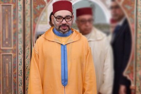 أمير المؤمنين يؤدي صلاة الجمعة بالمسجد المحمدي بمدينة الدار البيضاء‎‎
