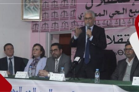 قيادات حزب الإستقلال يتقدمهم الأمين العام تزار بركة في لقاء تواصلي مع ساكنة عين السبع