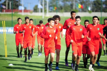 المنتخب الوطني لاقل من 17 سنة يستعد لمباراة السنغال