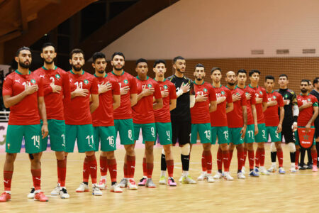 المنتخب الوطني لكرة القدم داخل القاعة يفوز على سلوفاكيا