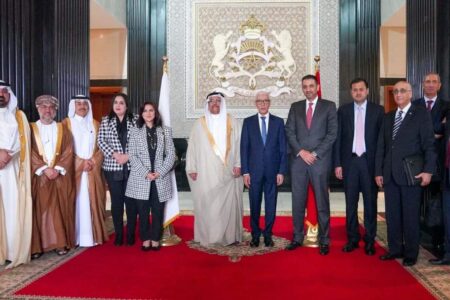 رقمنة العمل البرلماني وتقاسم التجارب في صلب مباحثات السيد الطالبي العلمي ورئيس البرلمان العربي