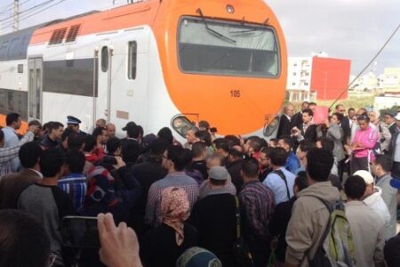 قطار يحول جثة شخص إلى أشلاء إقليم الرحامنة‎‎
