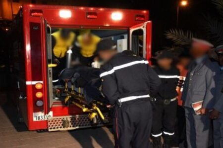 انقلاب سيارة أجرة بأكادير يخلف 5 إصابات