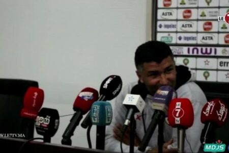 بعد الهزيمة أمام الجيش الملكي.. هذا ماقاله “لمباركي” مدرب شباب السوالم في الندوة الصحفية