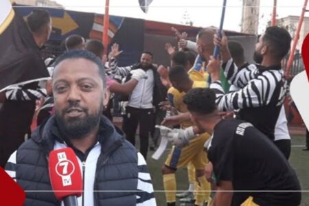 الحمصاوي: منذ بداية الموسم كان مشروع لتحقيق الصعود، وتجربة حد السوالم حاولت نطبقها مع جمعية الشباب