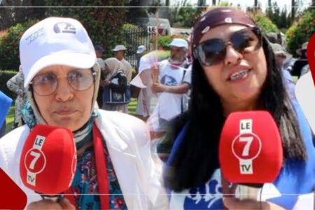 اطر التربية والتعليم يحتجون بالرباط .. عيب وعار الاستاذ لي ضحى بالغالي والنفيس معندوش حتى باش يعيد