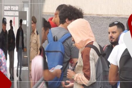 ترقب وقلق … هكذا مرت أجواء ثاني أيام امتحانات البكالوريا بثانوية الخنساء بالدار البيضاء