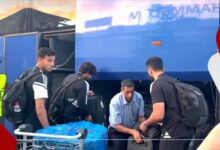 Photo of وسط استقبال حار من مكونات الوداد.. الأهلي المصري يحط الرحال بمطار محمد الخامس