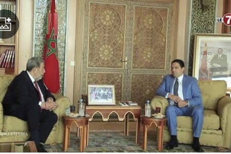 وزير الخارجية ناصر بوريطة يستقبل الوزير الأول لسان فانسون وغرونادين