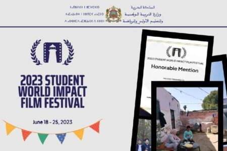 مؤسسة التفتح بمديرية برشيد تتوج بجائزة التنويه بالمهرجان الدولى للأفلام التلاميذية المؤثرة بأمريكا