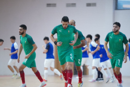 مباراتان وديتان للمنتخب الوطني لكرة القدم داخل القاعة