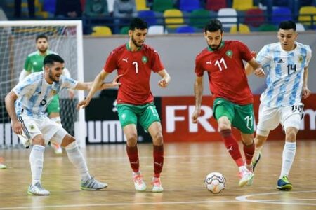 أسود القاعة يتعادلون سلبا مع المنتخب الأرجنتيني في ثاني مبارياتهما الودية