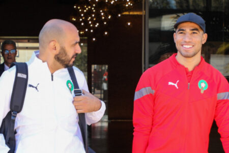 بعثة المنتخب المغربي تشد الرحال الى اكادير 