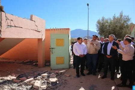السيد صديقي يتفقد الخسائر بالمناطق المتضررة من الزلزال بإقليمي الحوز وشيشاوة