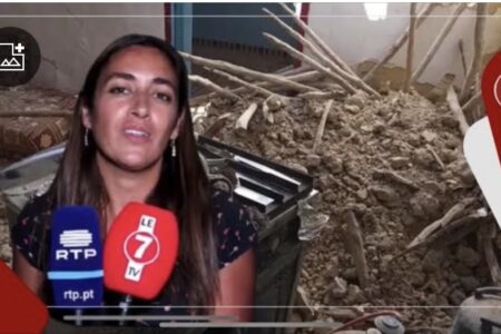 من قرية أمزميز المنكوبة…صحفية برتغالية تتضامن مع ” شهداء الزلزال “