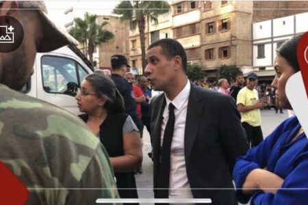 ” محمد بودريقة ” ينتقل إلى مكان  وقوع منزل بحي الفرح وحديث مطول مع المسؤولين