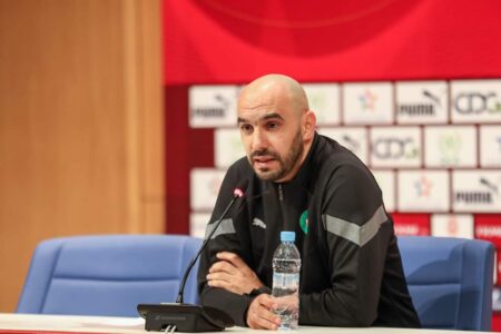 الركراكي يبرمج ندوة صحفية قبل مواجهة ليبيريا