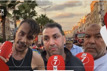 تصريحات غاضبة من أبناء المنطقة بعد إنهيار منزل بحي الفرح بالبيضاء