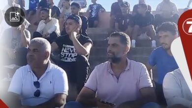 Photo of عزيز أشباري والإدريسي يتابعان مباراة الرجاء وأمل الصفاء السلاوي