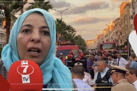 سيدة من ساكنة المنزل المنهار بحي الفرح بالبيضاء تنفجر غضبا : دار كانت كتزعزع ودرنا شكاية