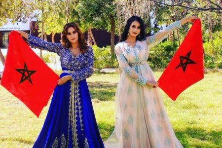 ريحانة أحمد ملكة جمال المغرب الكبير و شقيقتها رنا تهديان ” هزة أرضية” لضحايا الزلزال